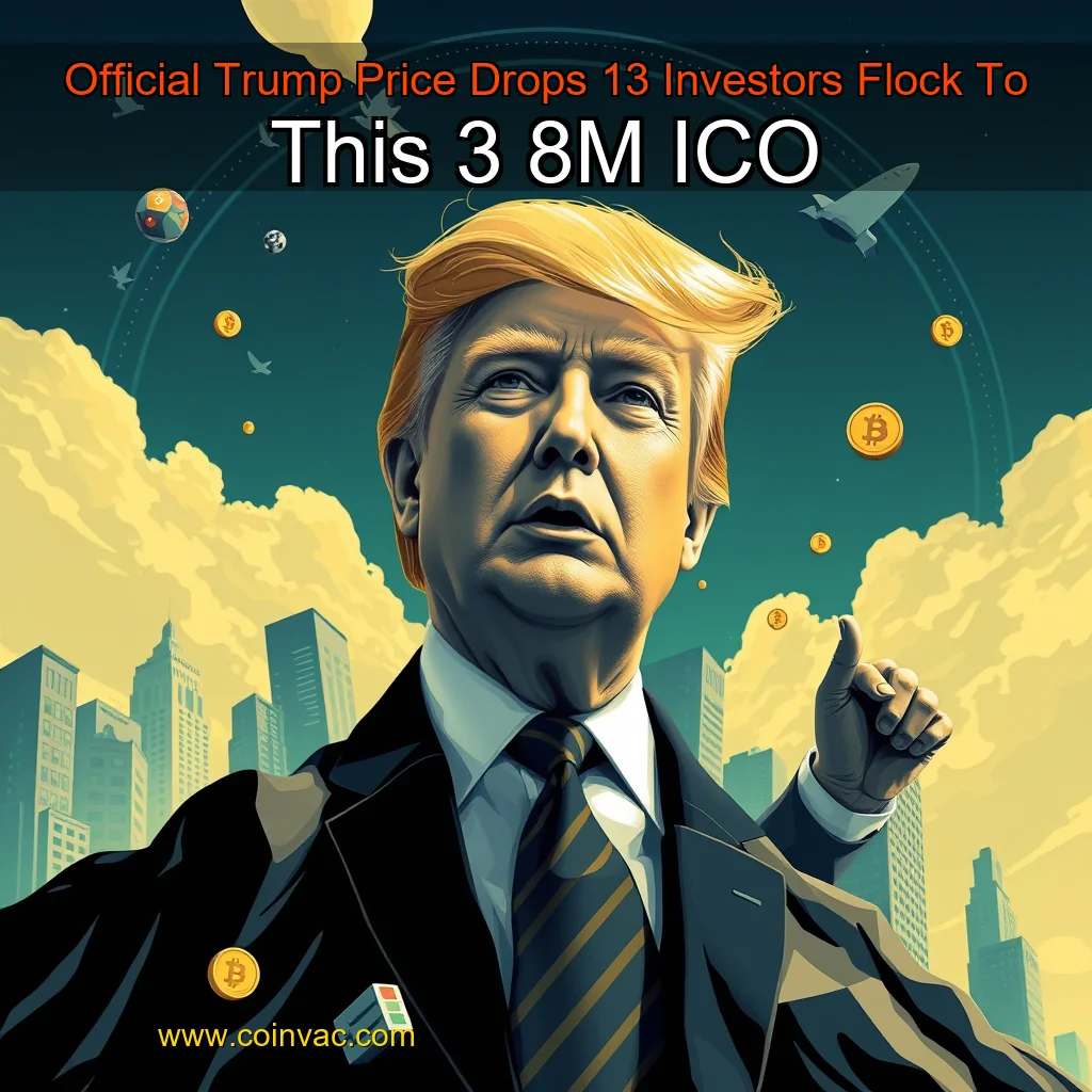 Read more about the article Official Trump Price Drops 13  Investors Flock To This 3  8M ICO