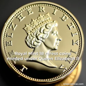 Read more about the article Royal Mint 18 rarest coins minted under Queen Elizabeth II