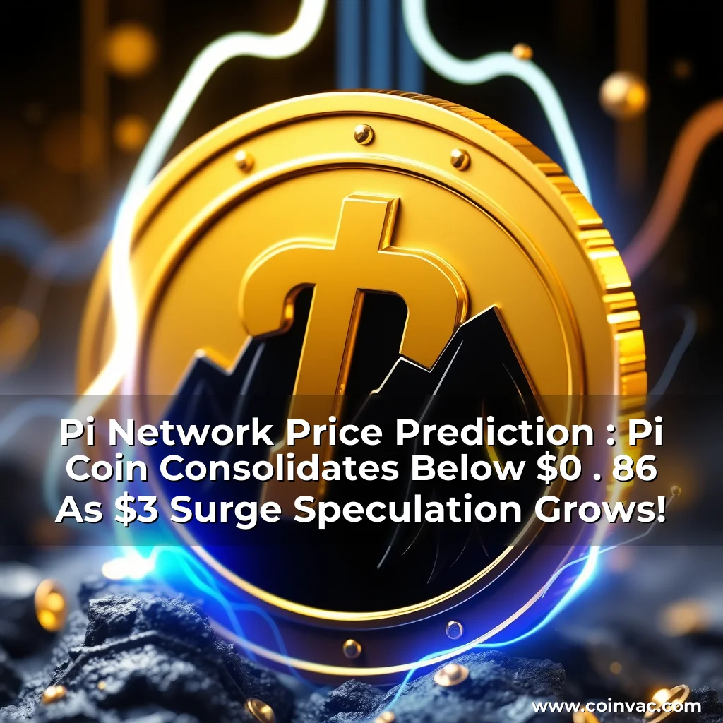 Read more about the article Pi Network Price Prediction : Pi Coin Consolidates Below $0 . 86 As $3 Surge Speculation Grows!