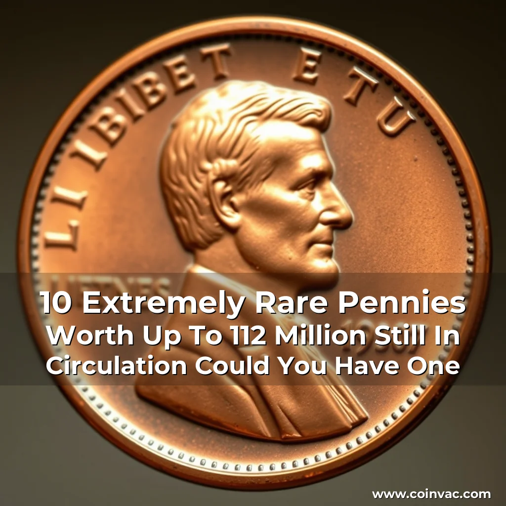 Read more about the article 10 Extremely Rare Pennies Worth Up To 112 Million Still In Circulation  Could You Have One
