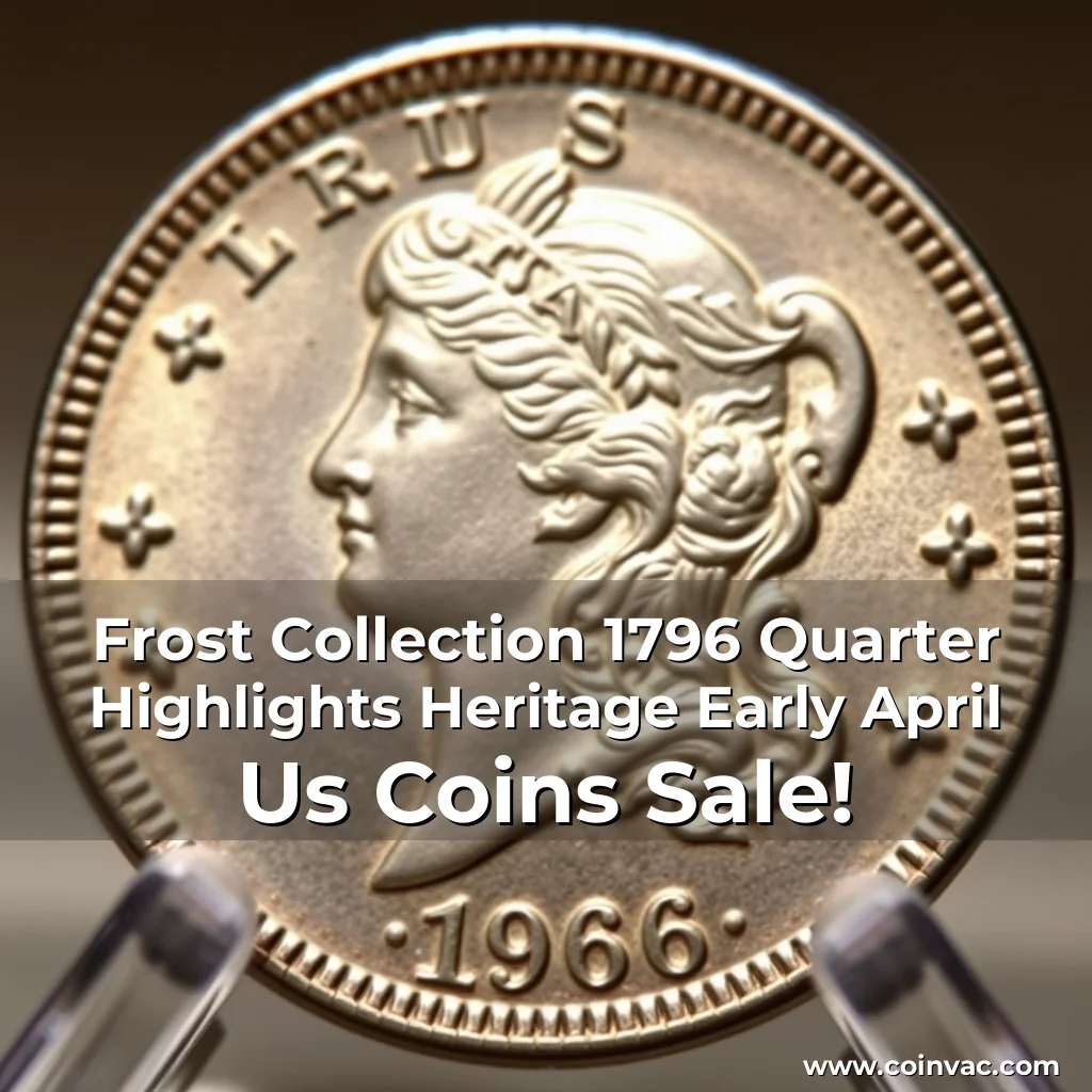 Read more about the article Frost Collection 1796 Quarter Highlights Heritage Early April Us Coins Sale!