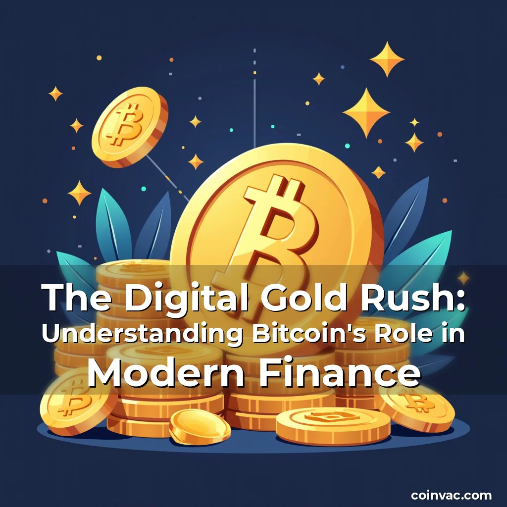 Read more about the article The Digital Gold Rush: Understanding Bitcoin’s Role in Modern Finance