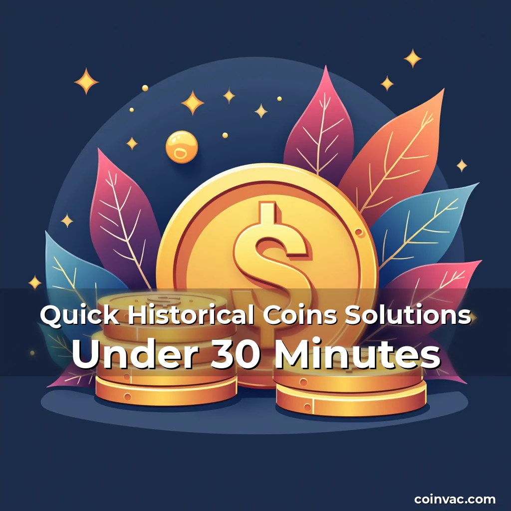 Artistic representation for Quick Historical Coins Solutions Under 30 Minutes
