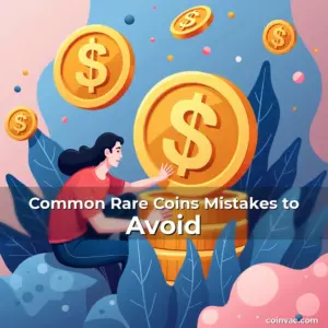 Artistic representation for Common Rare Coins Mistakes to Avoid