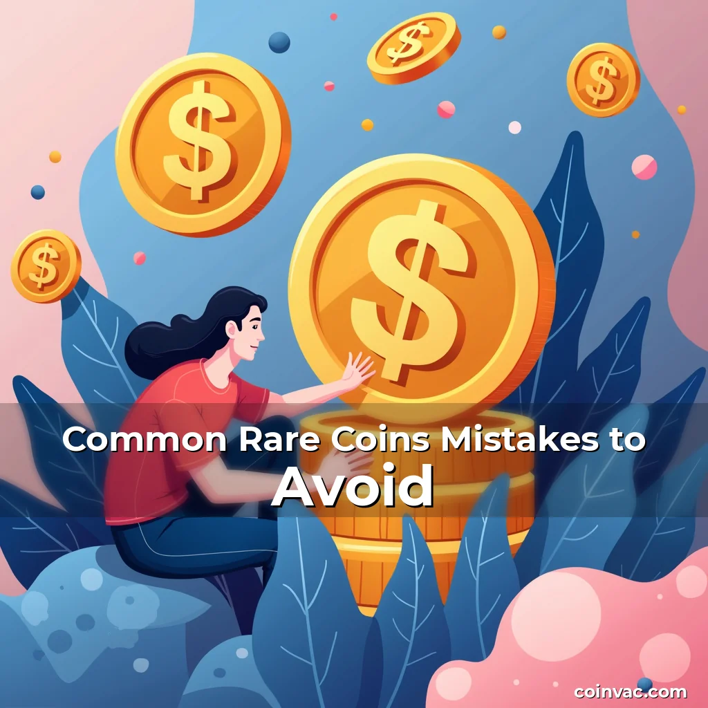 Artistic representation for Common Rare Coins Mistakes to Avoid