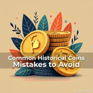 Artistic representation for Common Historical Coins Mistakes to Avoid