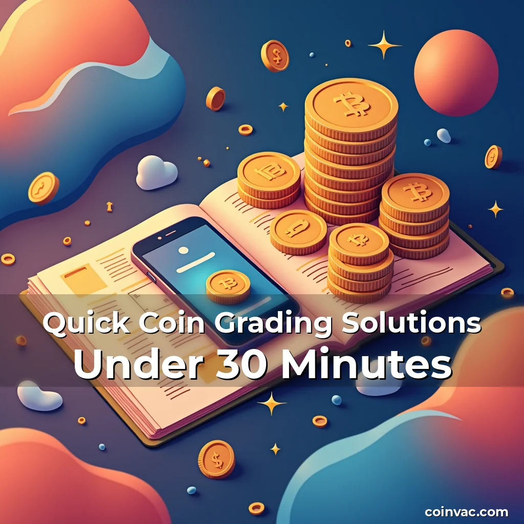 Artistic representation for Quick Coin Grading Solutions Under 30 Minutes