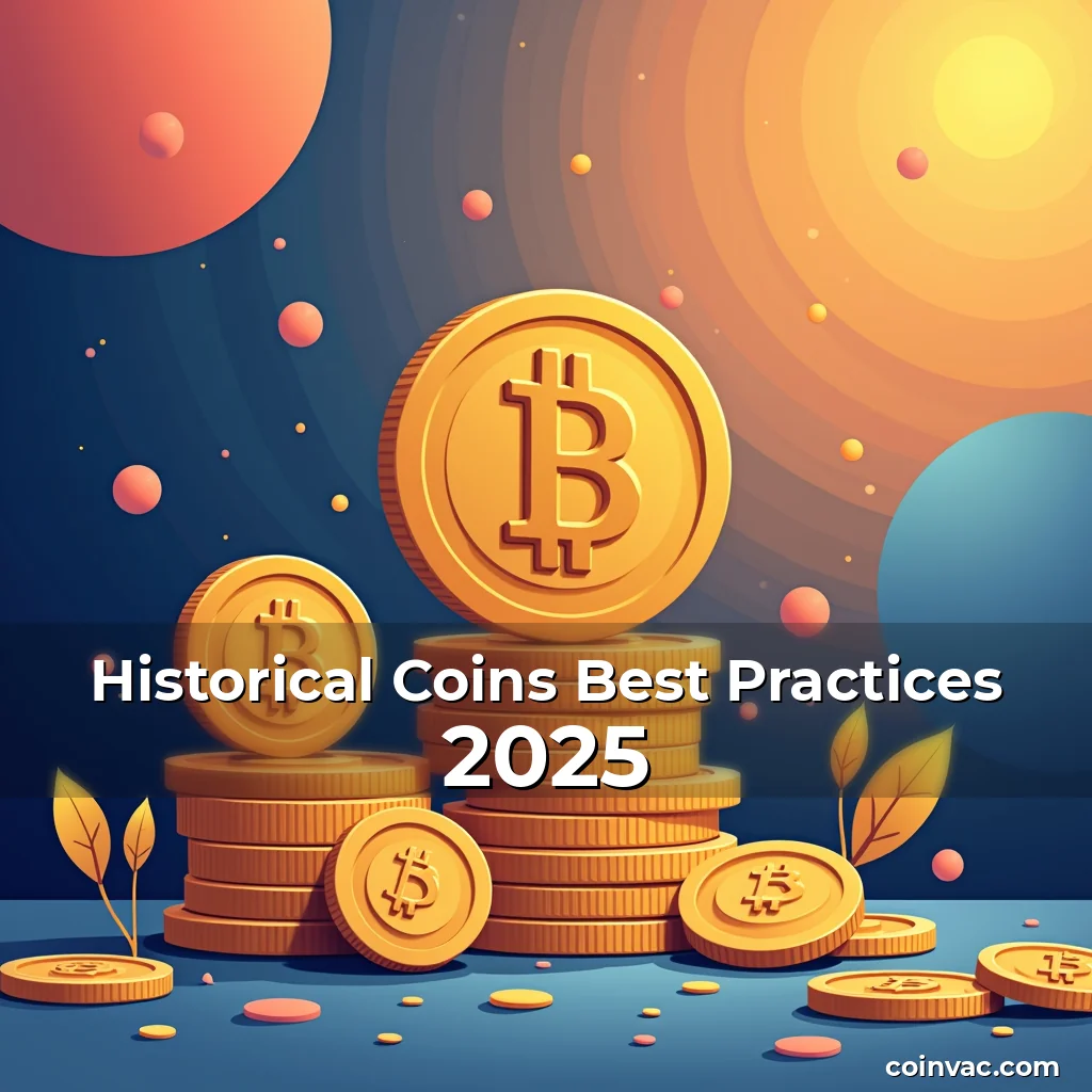 Artistic representation for Historical Coins Best Practices 2025